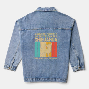Chihuahua For Men Women Pet Owner Dog Chiwawa 3 Denim Jacket