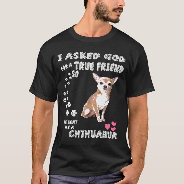 Chihuahua For Women Funny Chihuahua T-Shirt (Front)
