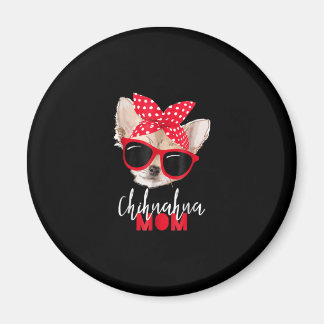 chihuahua funny dog mum sunglasses dog lover magnet