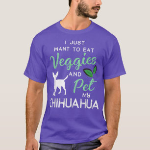 Chihuahua Funny Vegan Dog Lover Owner Xmas Birthda T-Shirt