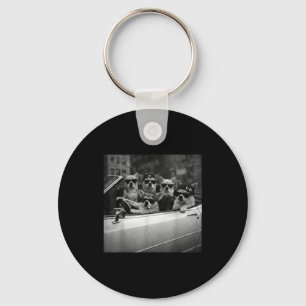 Chihuahua gangster dog street funny chihuahua key ring
