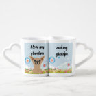 Chihuahua garden coffee mugs for grandma & grandpa