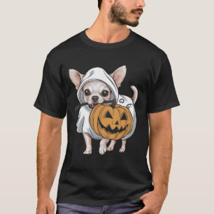 Chihuahua Ghost Dog Halloween  T-Shirt