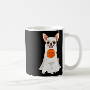 Chihuahua Ghost Pumpkin Halloween Fall Dog Lover W Coffee Mug