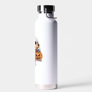 Chihuahua Ghost Pumpkin Halloween Shirt Water Bottle