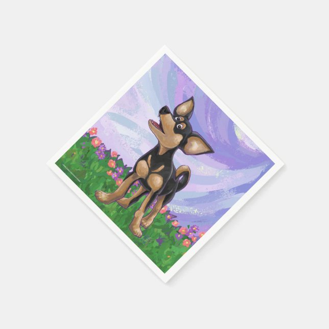 Chihuahua Gifts & Accessories Napkin (Corner)