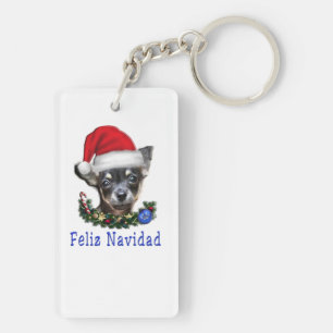 Chihuahua gifts key ring