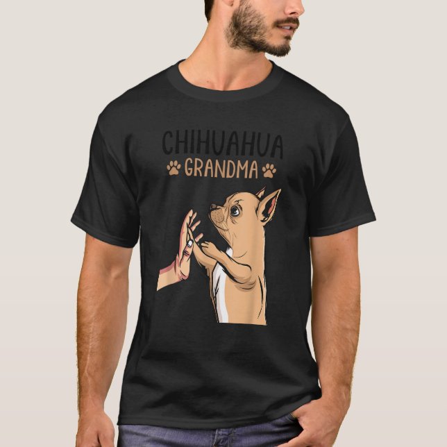 Chihuahua Grandma Funny Dog Mother s Day Women  T-Shirt (Front)