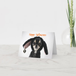 Chihuahua Halloween Greeting Card