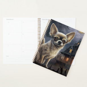 chihuahua Halloween Scary Planner