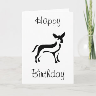 Chihuahua Happy Birthday Card