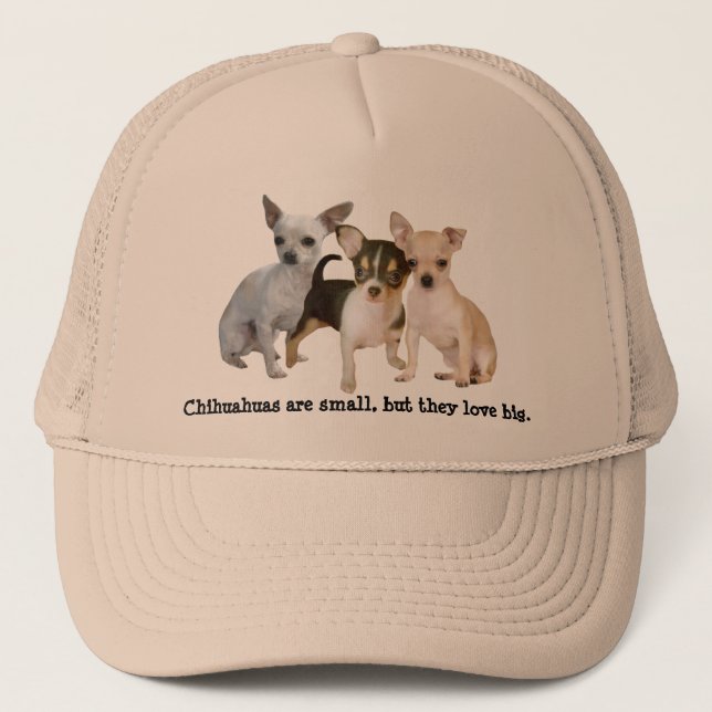Chihuahua Happy Trio Hat (Front)