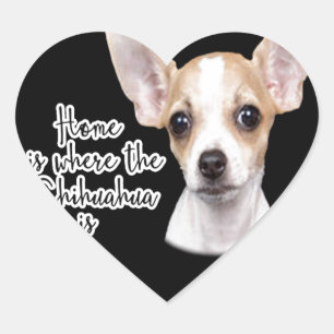 Chihuahua Heart Sticker