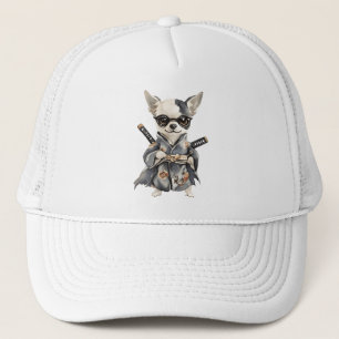 Chihuahua Heroes – Watercolor Dog HAND DRAWING Trucker Hat