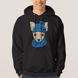 Chihuahua Hipster Hoodie