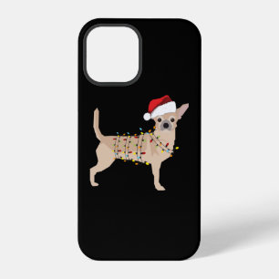Chihuahua Holiday Christmas Light iPhone 12 Pro Case