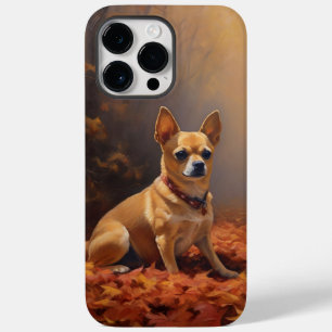 Chihuahua in Autumn Leaves Fall Inspire  Case-Mate iPhone 14 Pro Max Case