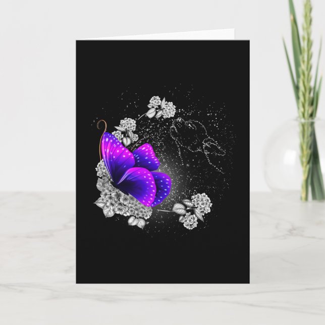 Chihuahua In Heaven Loss Of Dog Memorial Dog Lover Card (Front)