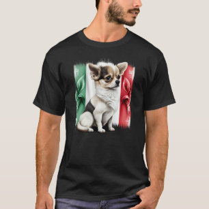 Chihuahua  Italy Flag Italian  Dog Souvenir Pizza  T-Shirt