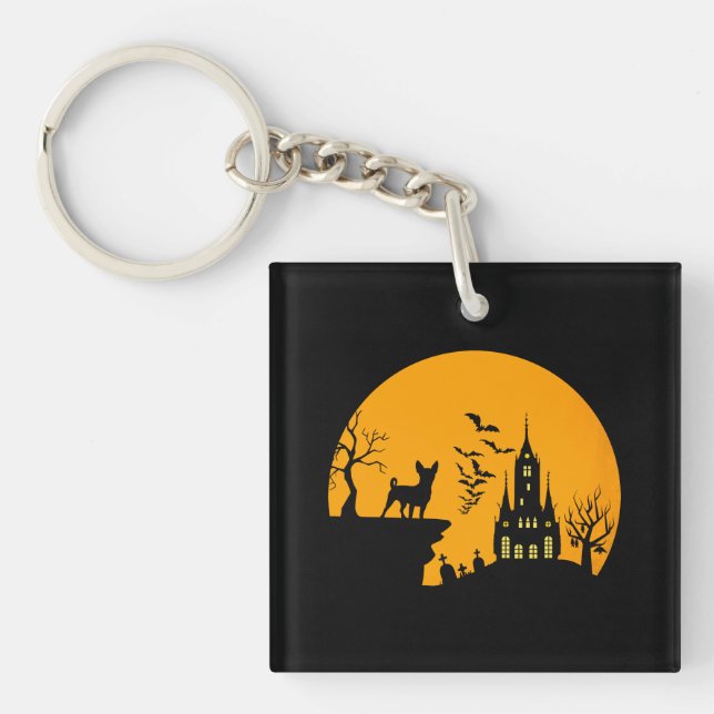 Chihuahua         key ring (Front)