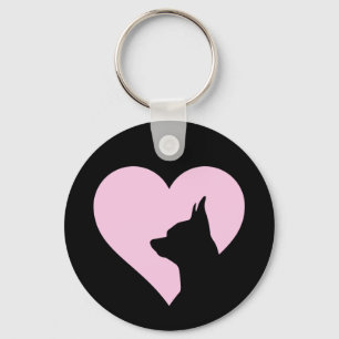 Chihuahua key ring