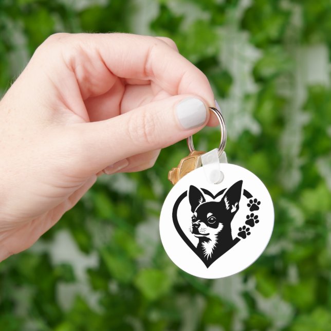 Chihuahua Key Ring (Hand)