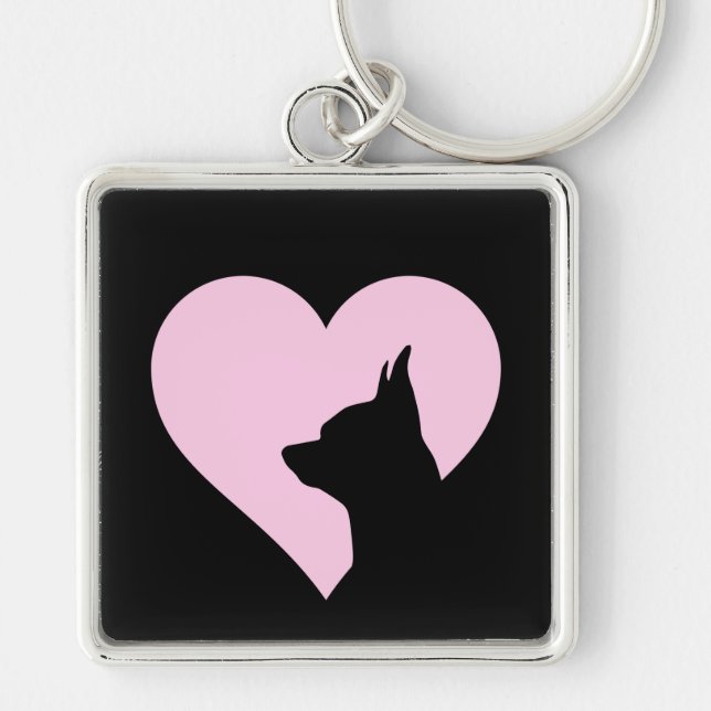 Chihuahua   key ring (Front)