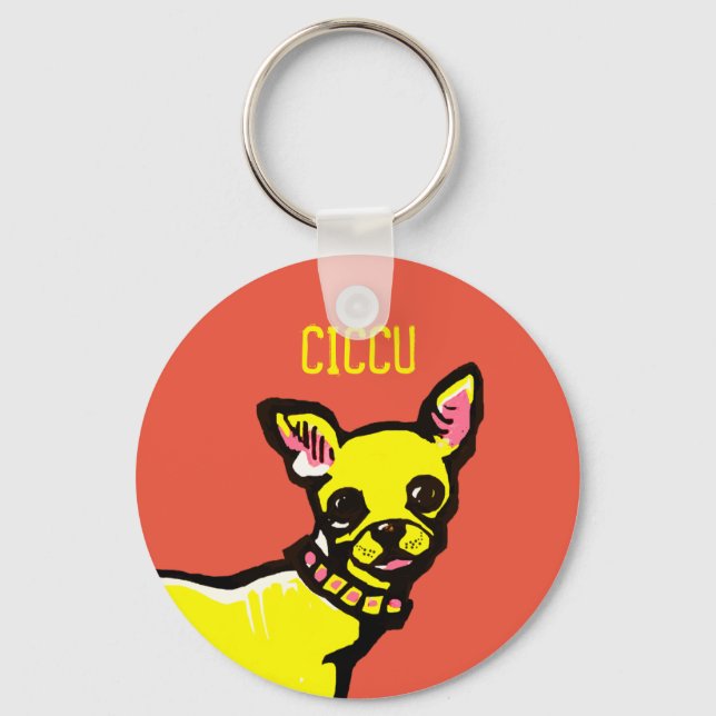 Chihuahua Key Ring (Front)
