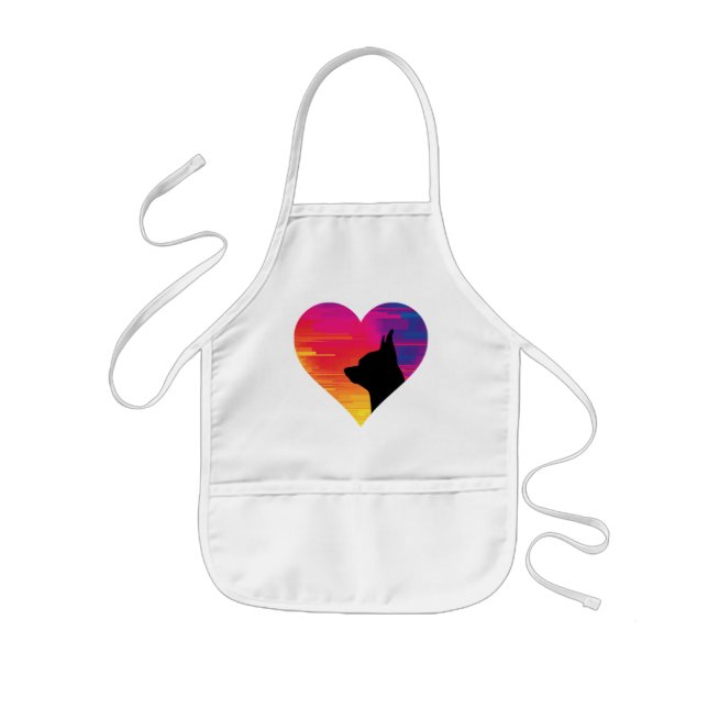 Chihuahua       kids apron (Front)