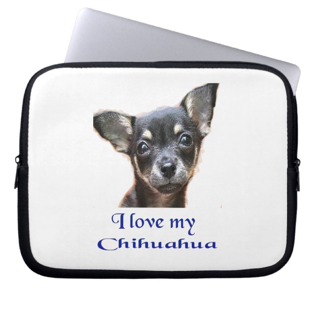 Chihuahua Laptop Sleeve (Front)