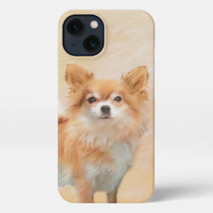 Chihuahua Long-Haired Dog Painting Original Art iPhone 13 Case