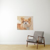 Chihuahua Long-Haired Dog Painting Original Art