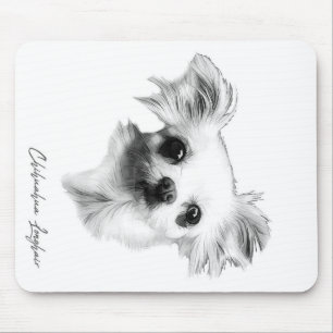 Chihuahua longhair dog_Dog Lover Mouse Pad