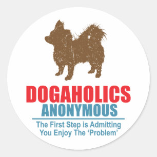 Chihuahua Longhaired Classic Round Sticker