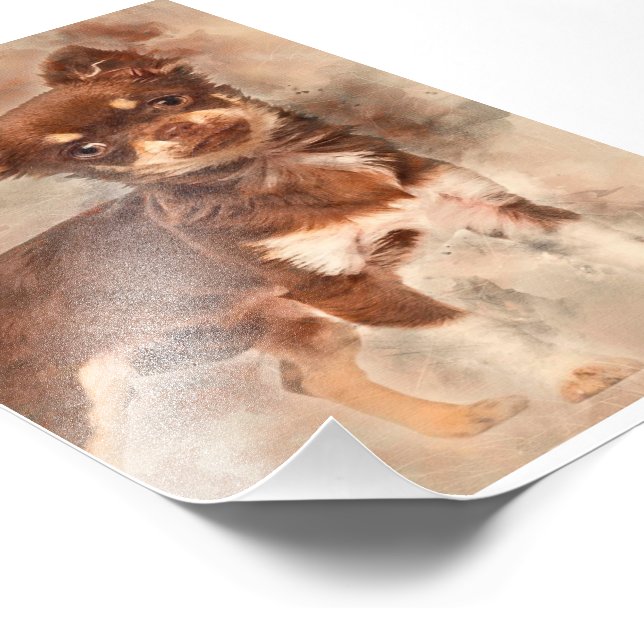 Chihuahua looking at camer_Dog Lover Photo Print (Corner)