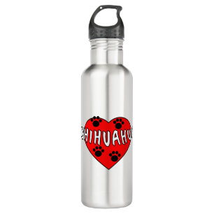Chihuahua Love 710 Ml Water Bottle