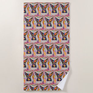Chihuahua Love Beach Towel