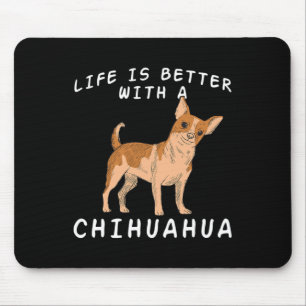 Chihuahua Love - Chiuaua Dog Mum Lovers Saying Chi Mouse Pad