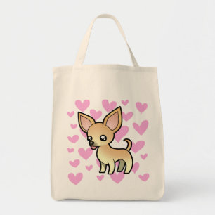 Chihuahua Love (smooth coat) Tote Bag