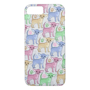 Chihuahua Lover Colourful Pattern iPhone 8/7 Case