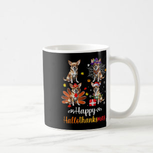 Chihuahua Lover Halloween Christmas Happy Hallotha Coffee Mug