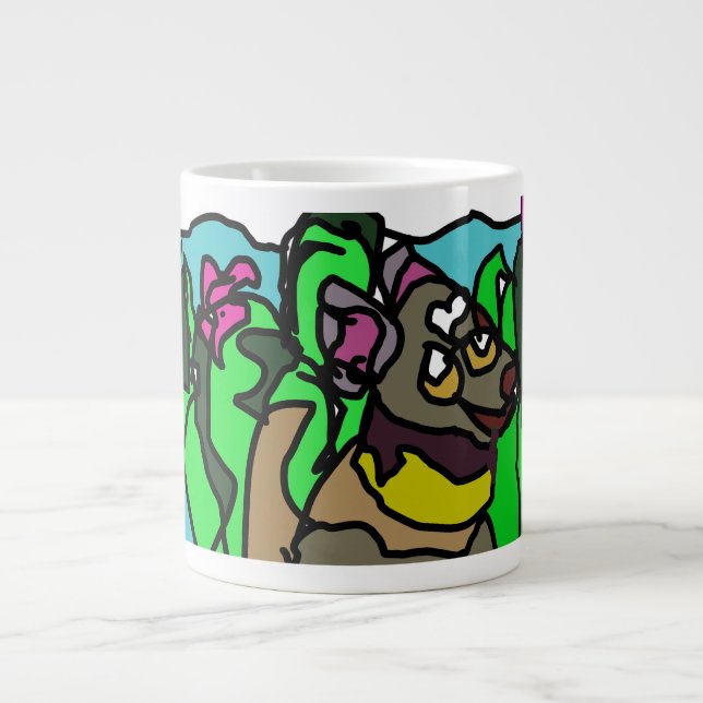 Chihuahua lover  large coffee mug (Front)