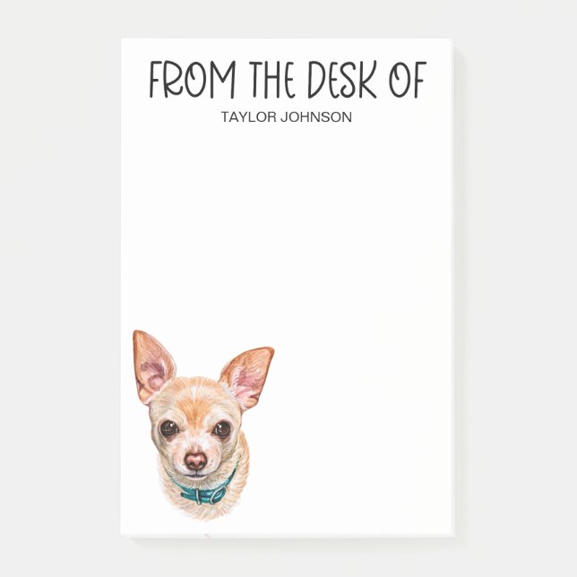 Chihuahua Lover Post-it Notes (Front)