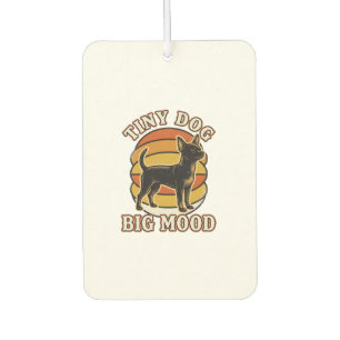 Chihuahua Lover Shirt Retro Engraved Dog Humour De Car Air Freshener
