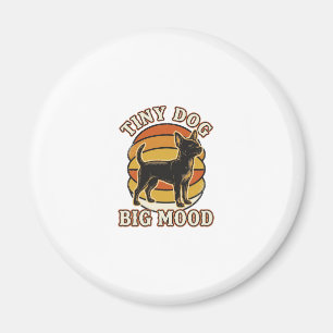 Chihuahua Lover Shirt Retro Engraved Dog Humour De Magnet