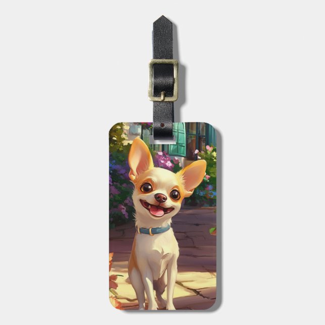 Chihuahua Luggage Tags (Front Vertical)