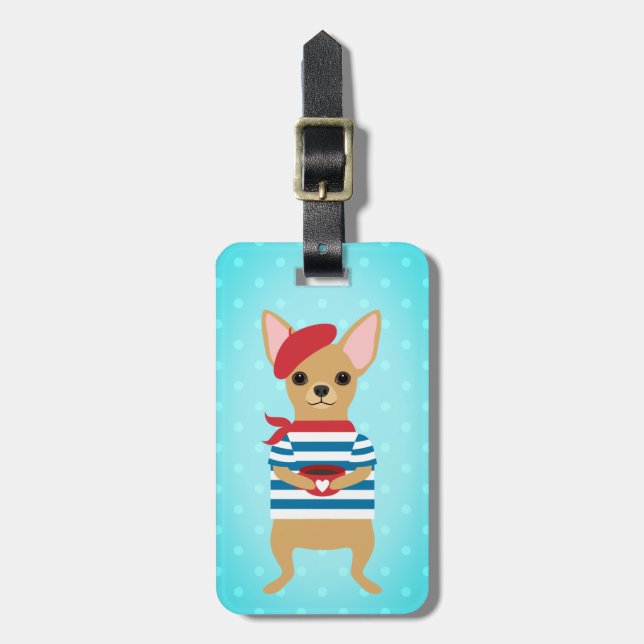 Chihuahua Luggage Tags (Front Vertical)