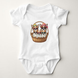 Chihuahua lustige Welpen Baby Bodysuit