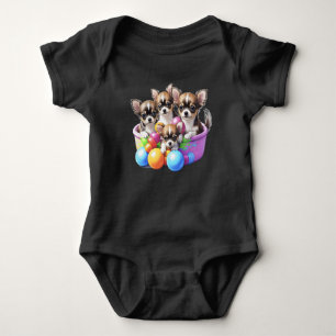 Chihuahua lustige Welpen Baby Bodysuit