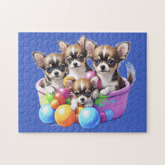 Chihuahua lustige Welpen Jigsaw Puzzle